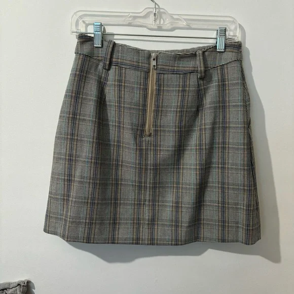 NEW FRANK & OAK PLAID MINISKIRT - Picture 3 of 8